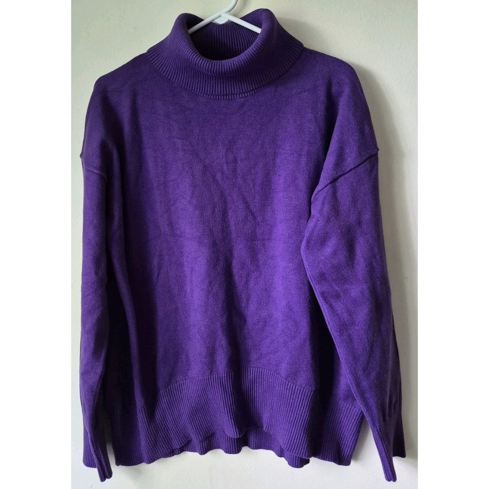 Zeagoo Classic Chunky Turtleneck Pullover Sweater Women's Size Large